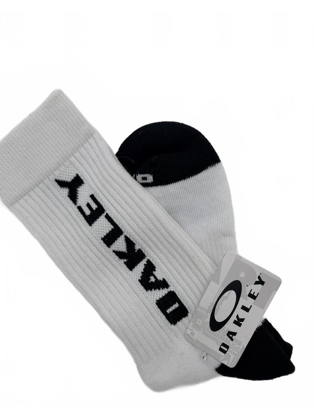 Oakley 932060VT-100 Men’s 520 Crew Socks White/Black